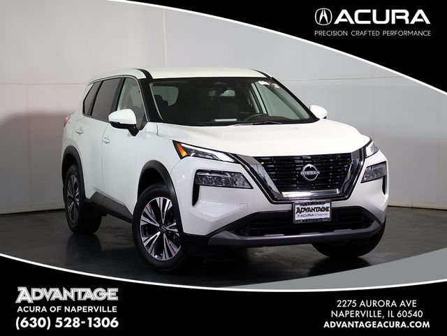 Pearl White Tricoat 2023 Nissan Rogue SUV / Crossover All-Wheel Drive Continuously Variable Transmission