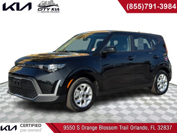 Black 2025 Kia Soul LX FWD SUV / Crossover Front-Wheel Drive Continuously Variable Transmission