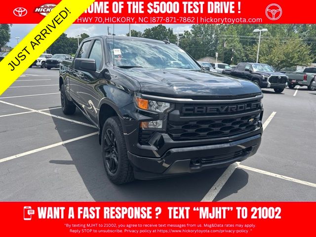 Black 2024 Chevrolet Silverado 1500 Pickup Truck Four-Wheel Drive 8-Speed Automatic