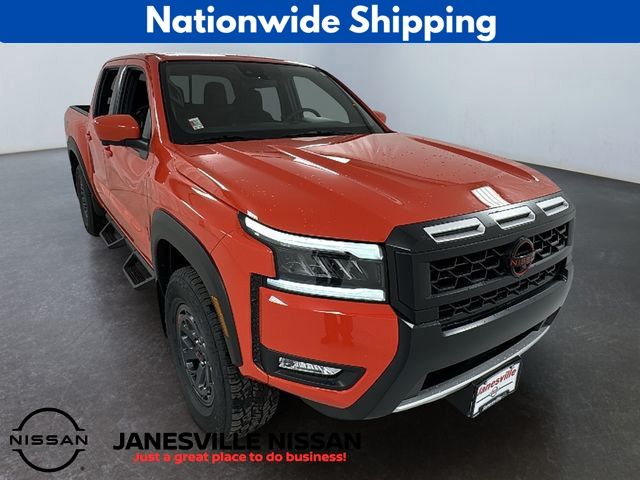 Afterburn Orange 2026 Nissan Frontier PRO-4X Crew Cab 4WD Pickup Truck Four-Wheel Drive 9-Speed Automatic Overdrive