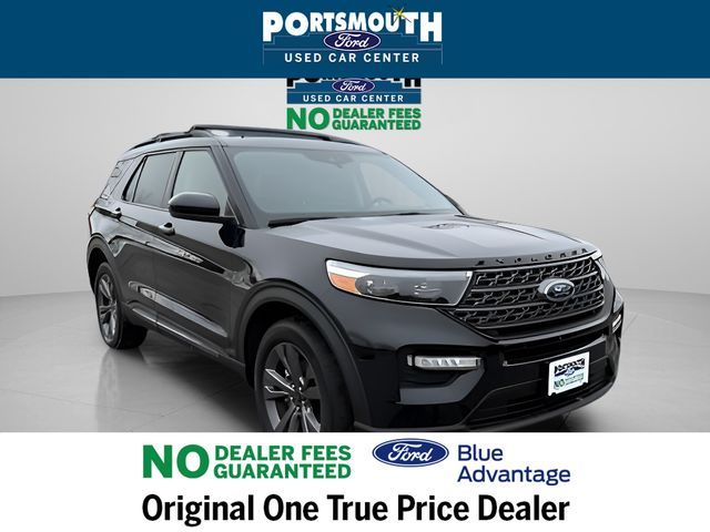 Agate Black Metallic 2022 Ford Explorer XLT AWD SUV / Crossover All-Wheel Drive Automatic