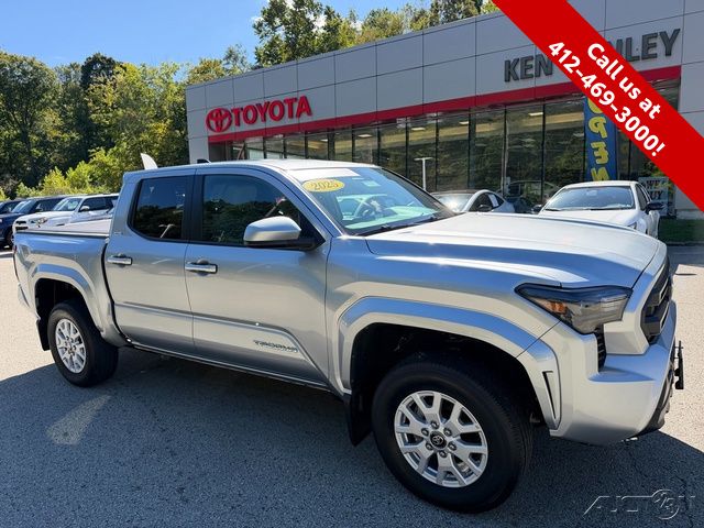Celestial Silver Metallic 2025 Toyota Tacoma Pickup Truck Four-Wheel Drive 8-Speed Automatic