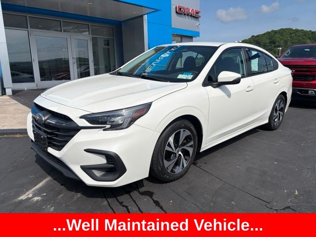 Crystal White Pearl 2023 Subaru Legacy Sedan All-Wheel Drive Continuously Variable Transmission
