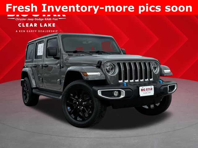 2023 Jeep Wrangler Sahara 4xe Gray at Big Star Chrysler Jeep Dodge Ram 