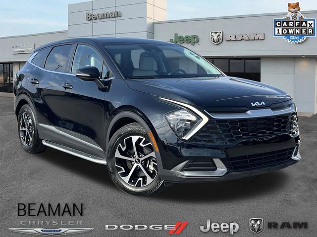 Ebony Black 2023 Kia Sportage EX FWD SUV / Crossover Front-Wheel Drive 8-Speed Automatic