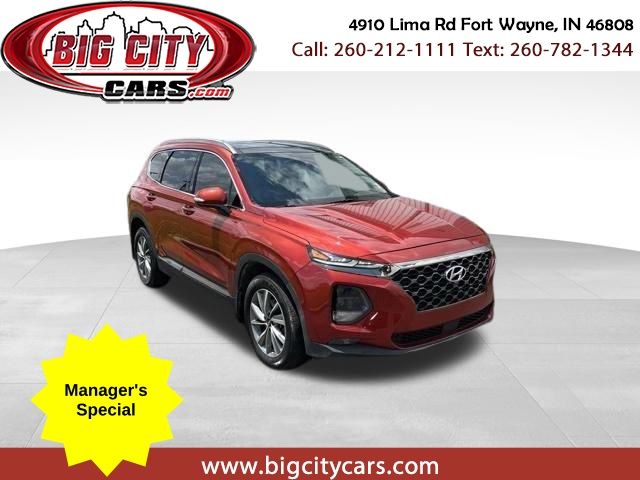 Lava Orange 2020 Hyundai Santa Fe SUV / Crossover Front-Wheel Drive 8-Speed Automatic