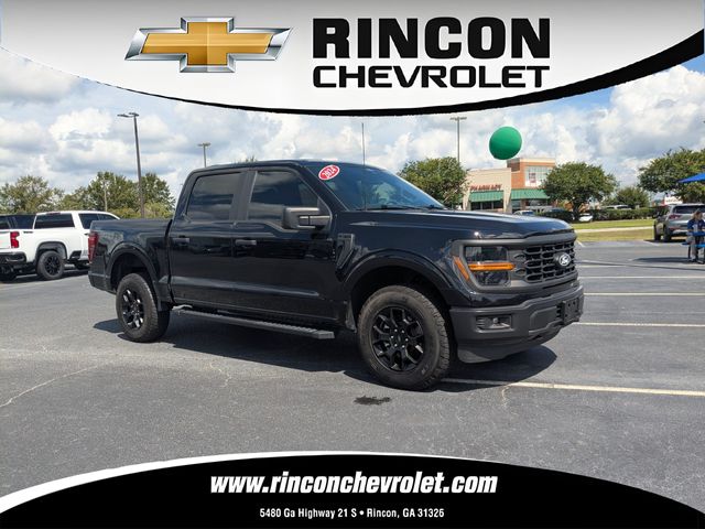Black Metallic 2024 Ford F-150 Pickup Truck Four-Wheel Drive Automatic
