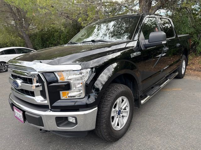 Black 2016 Ford F-150 Pickup Truck Four-Wheel Drive 6-Speed Automatic