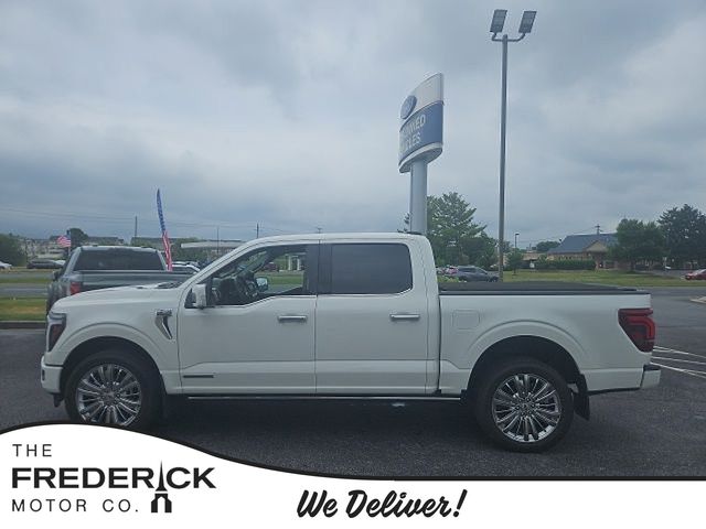 White Metallic 2024 Ford F-150 Pickup Truck Four-Wheel Drive Automatic