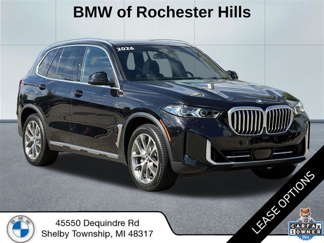 Black Sapphire Metallic 2026 BMW X5 SUV / Crossover All-Wheel Drive 8-Speed Automatic