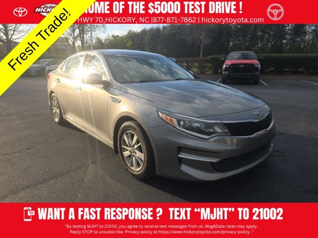 Titanium Silver 2016 Kia Optima LX Sedan Front-Wheel Drive 6-Speed Automatic