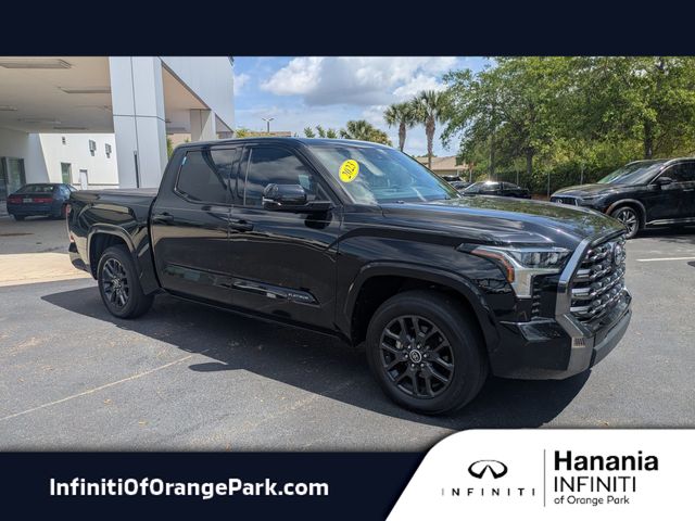 Black 2023 Toyota Tundra Platinum CrewMax Cab RWD Pickup Truck 4X2 Automatic