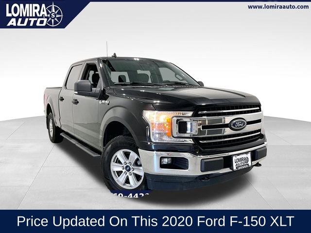 Agate Black Metallic 2020 Ford F-150 Pickup Truck Four-Wheel Drive Automatic