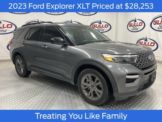 Carbonized Gray Metallic 2023 Ford Explorer SUV / Crossover Rear-Wheel Drive Automatic