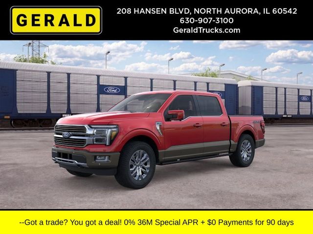 Ruby Red Metallic Tinted Clearcoat 2026 Ford F-150 Pickup Truck Four-Wheel Drive Automatic