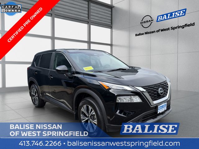 Super Black 2023 Nissan Rogue SUV / Crossover All-Wheel Drive Continuously Variable Transmission