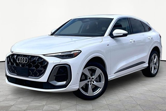Arkona White 2025 Audi Q5 Sportback quattro Premium Plus S Line 45 TFSI Sedan All-Wheel Drive 7-Speed Automatic