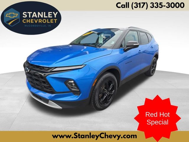 Riptide Blue 2024 Chevrolet Blazer 3LT FWD SUV / Crossover Front-Wheel Drive 9-Speed Automatic Overdrive