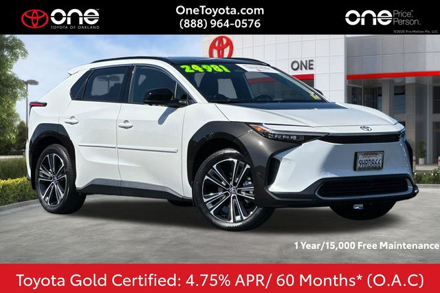White 2023 Toyota bZ4X Limited AWD SUV / Crossover All-Wheel Drive 1-Speed Automatic