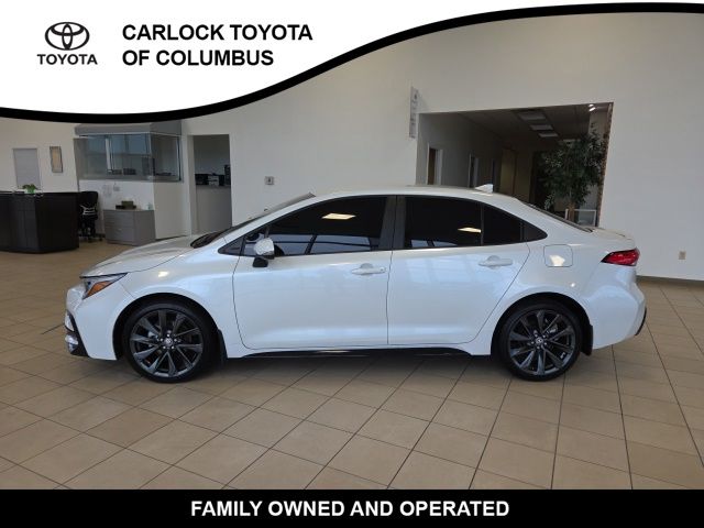 Ice Cap 2025 Toyota Corolla Sedan Front-Wheel Drive Continuously Variable Transmission