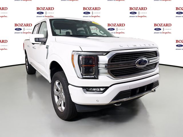 White Metallic 2021 Ford F-150 Pickup Truck Four-Wheel Drive Automatic