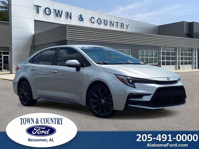 Classic Silver Metallic 2024 Toyota Corolla Sedan Front-Wheel Drive Continuously Variable Transmission