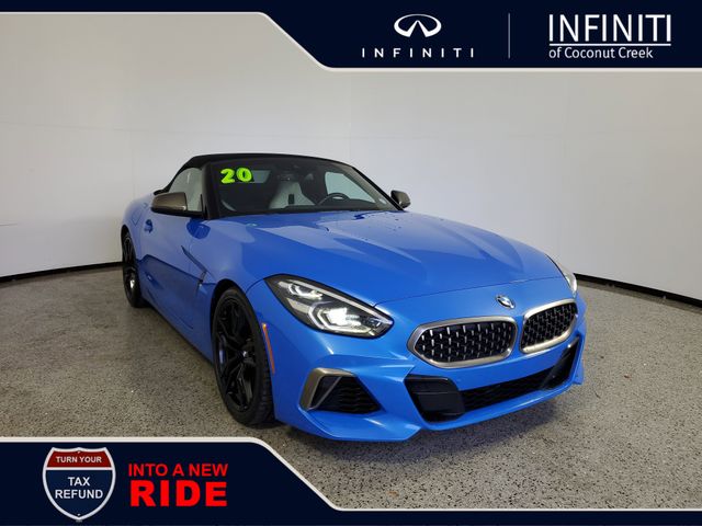 Blue Metallic 2020 BMW Z4 M40i RWD Convertible Rear-Wheel Drive 8-Speed Automatic