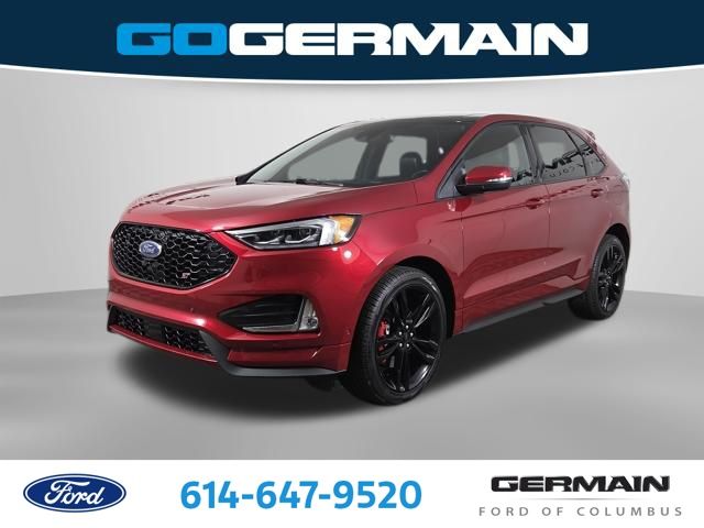 Red Metallic 2022 Ford Edge SUV / Crossover All-Wheel Drive 7-Speed Automatic