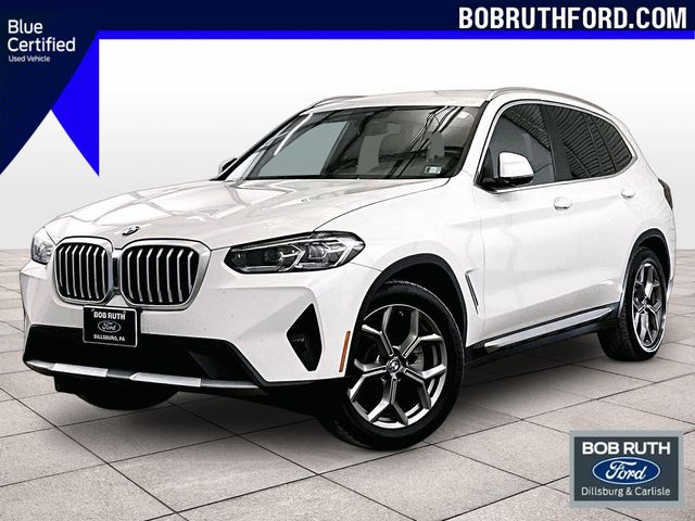2022 BMW X3 xDrive30i White at Klick Lewis Buick Chevrolet