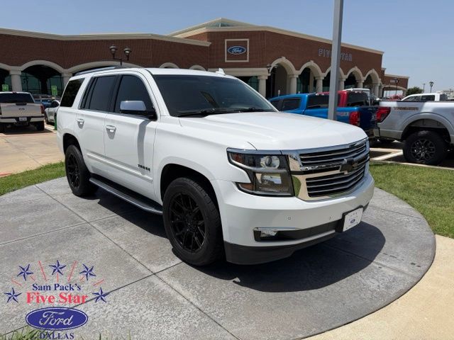 Summit White 2018 Chevrolet Tahoe SUV / Crossover Four-Wheel Drive 6-Speed Automatic Overdrive