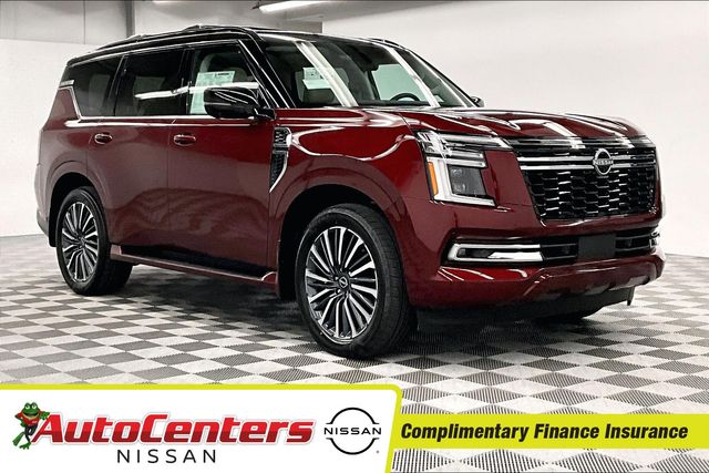 Coulis Red Pearl/Super Black 2026 Nissan Armada SUV / Crossover Four-Wheel Drive 9-Speed Automatic