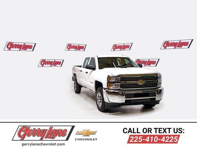 Summit White 2015 Chevrolet Silverado 2500HD Work Truck Crew Cab RWD Pickup Truck 4X2 6-Speed Automatic Overdrive
