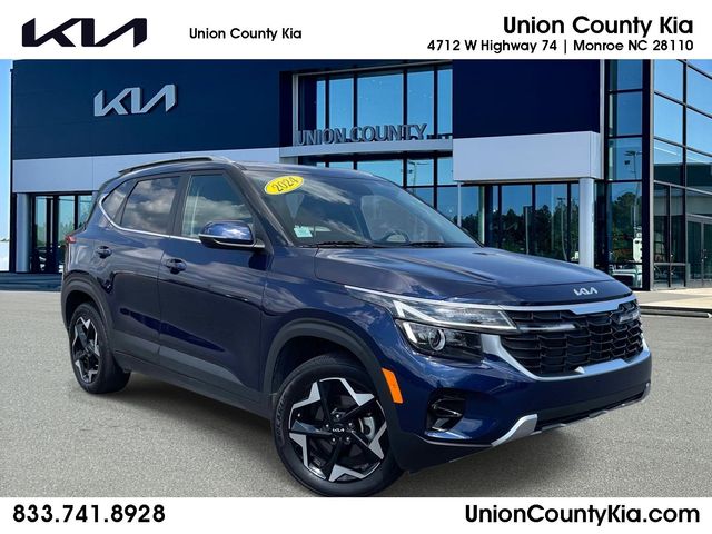 Dark Ocean Blue 2024 Kia Seltos SUV / Crossover Front-Wheel Drive Continuously Variable Transmission