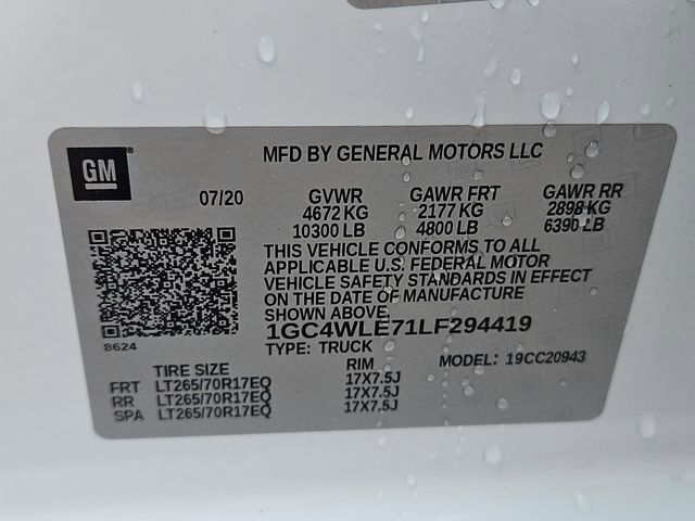 2020 Chevrolet Silverado 2500HD Work Truck White at Texan Dodge Chrysler Jeep Ram