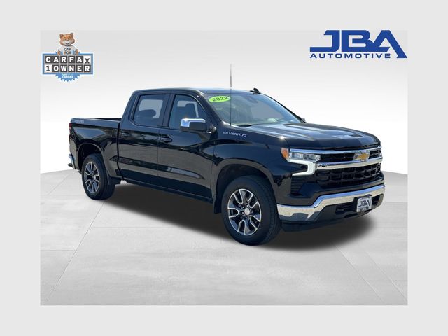 Black 2022 Chevrolet Silverado 1500 LT Crew Cab 4WD Pickup Truck Four-Wheel Drive 8-Speed Automatic