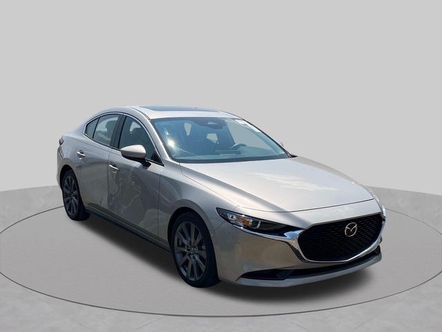 Gray (Platinum Quartz Metallic) 2024 Mazda MAZDA3 Sedan Front-Wheel Drive 6-Speed Automatic