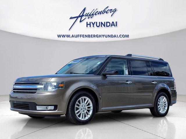 Stone Gray Metallic 2019 Ford Flex SEL AWD SUV / Crossover All-Wheel Drive 6-Speed Automatic