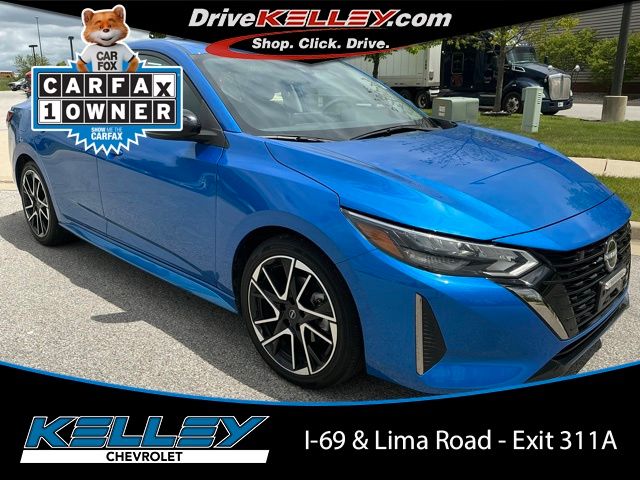 Electric Blue Metallic 2025 Nissan Sentra Sedan Front-Wheel Drive Continuously Variable Transmission