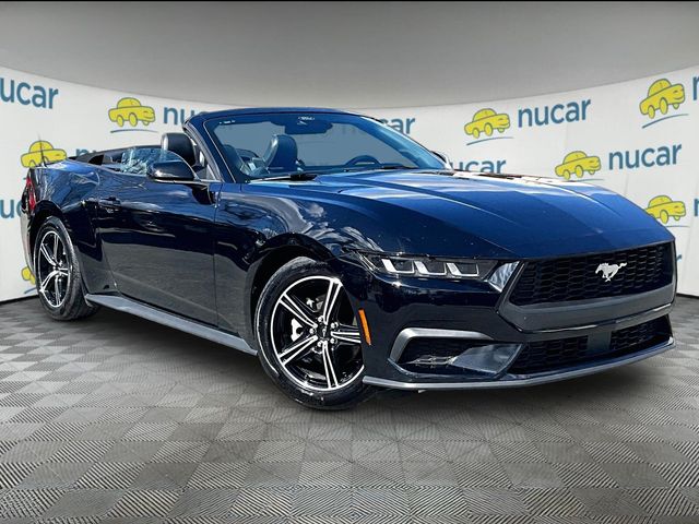 Shadow Black 2025 Ford Mustang EcoBoost Premium Convertible RWD Convertible Rear-Wheel Drive Automatic