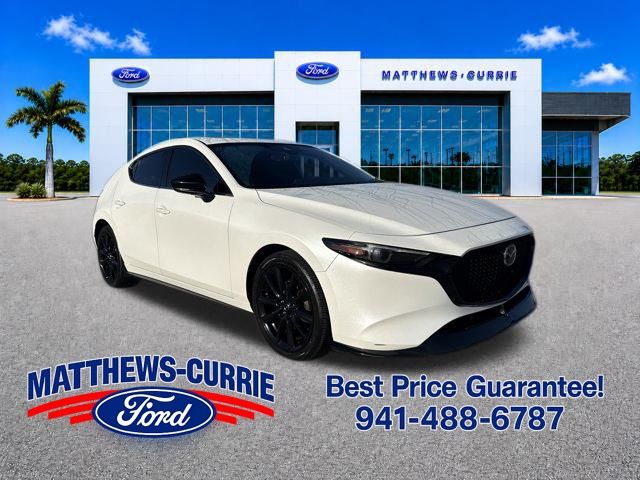 Snowflake White Pearl Mica 2021 Mazda MAZDA3 Hatchback All-Wheel Drive 6-Speed Automatic