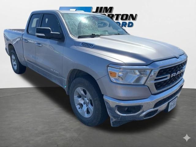 Billet Silver Metallic Clearcoat 2022 RAM 1500 Big Horn Quad Cab RWD Pickup Truck 4X2 8-Speed Automatic