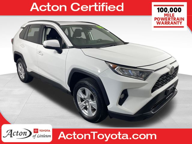 Super White 2019 Toyota RAV4 XLE AWD SUV / Crossover All-Wheel Drive 8-Speed Automatic