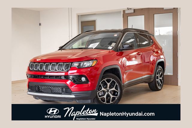 Red Hot Pearlcoat 2025 Jeep Compass Limited 4WD SUV / Crossover Four-Wheel Drive 8-Speed Automatic
