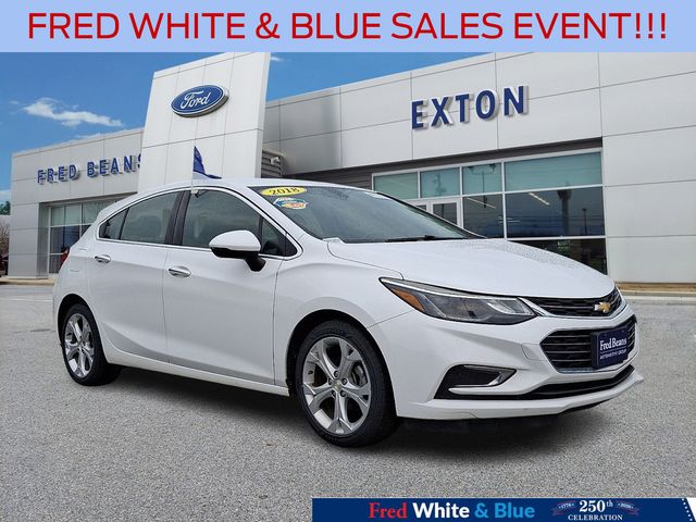 Summit White 2018 Chevrolet Cruze Hatchback Front-Wheel Drive 6-Speed Automatic