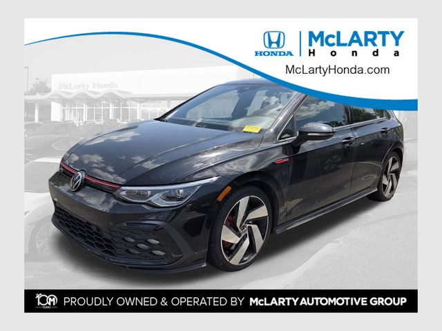 Deep Black Pearl 2024 Volkswagen Golf GTI Hatchback Front-Wheel Drive 7-Speed Dual Clutch
