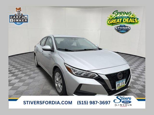 Brilliant Silver Metallic 2021 Nissan Sentra S FWD Sedan Front-Wheel Drive Continuously Variable Transmission