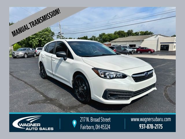 Crystal White Pearl 2022 Subaru Impreza Wagon All-Wheel Drive 5-Speed Manual