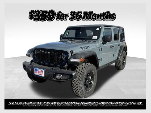 Anvil Clear Coat 2026 Jeep Wrangler Willys 4-Door 4WD SUV / Crossover Four-Wheel Drive 8-Speed Automatic