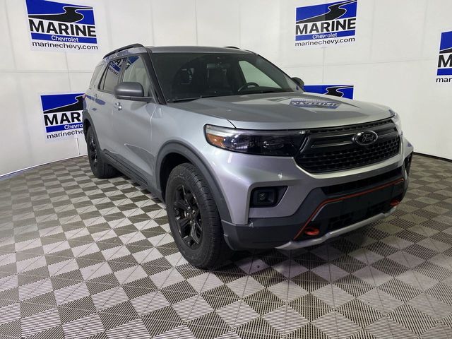 Silver Metallic 2022 Ford Explorer Timberline AWD SUV / Crossover All-Wheel Drive Automatic