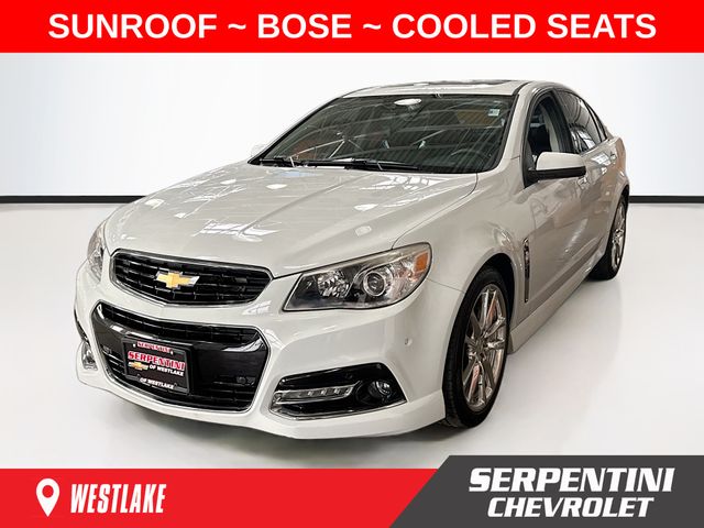 Heron White 2015 Chevrolet SS RWD Sedan Rear-Wheel Drive 6-Speed Automatic